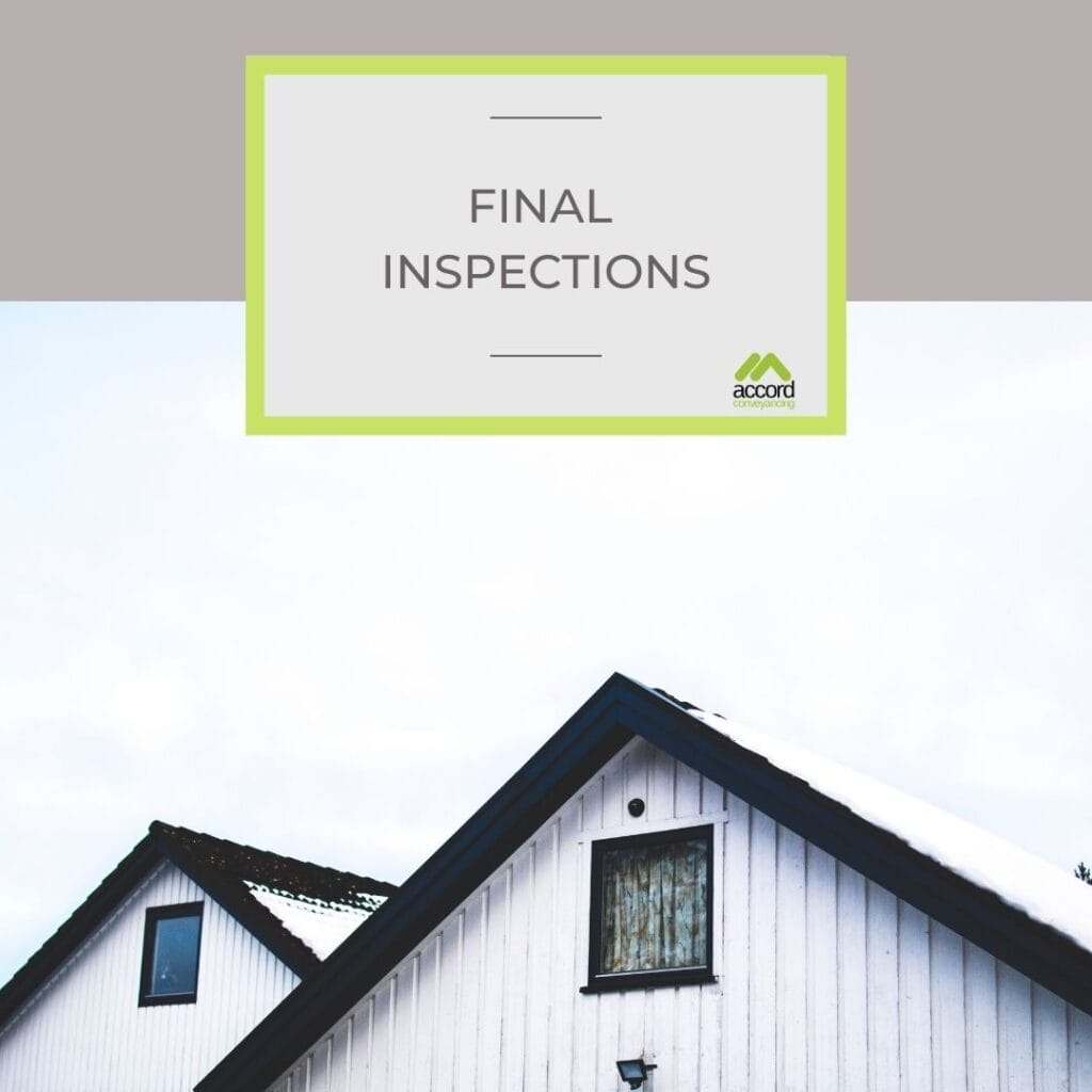 Final Inspections
